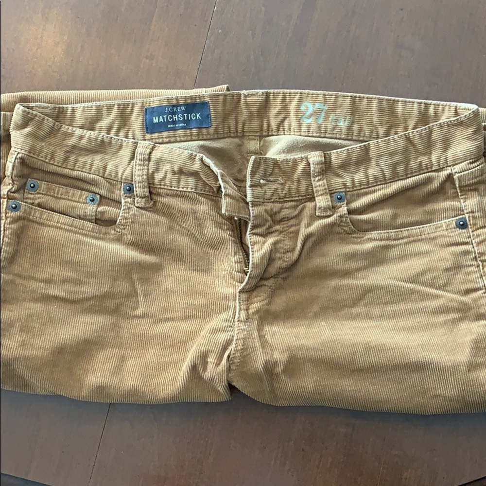 J.Crew Matchstick Corduroy Pants